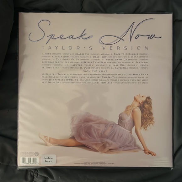 Speak Now Taylor Swift Vinyl (Orchid) - Picture 2 of 2
